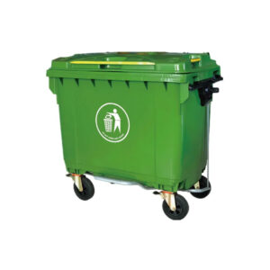Contenedor de basura con ruedas