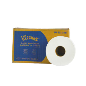Kleenex Papel Higiénico Jumbo 250 Metros Doble Hoja Caja 6 Unidades