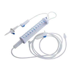 Set de infusión intravenosa con bureta