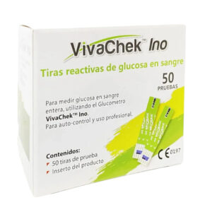 Tiras Vivachek de prueba de glucosa