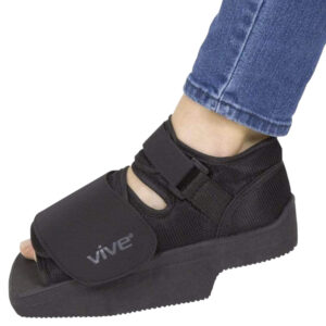 Zapato post operatorio con cuña