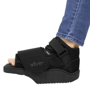 Zapato post operatorio con descarga